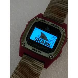 Freestyle Shark 88 Night Vision 90s Hot Pink Turquoise Backlight Indiglo Watch